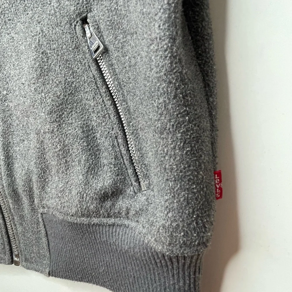 Small Levi Strauss Polyester and wool bomber jacket. In really good condition. - Picture 3 of 4